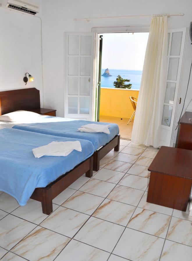 Holiday Apartments Maria With Pool And Panorama View - Agios Gordios Beach Eksteriør billede