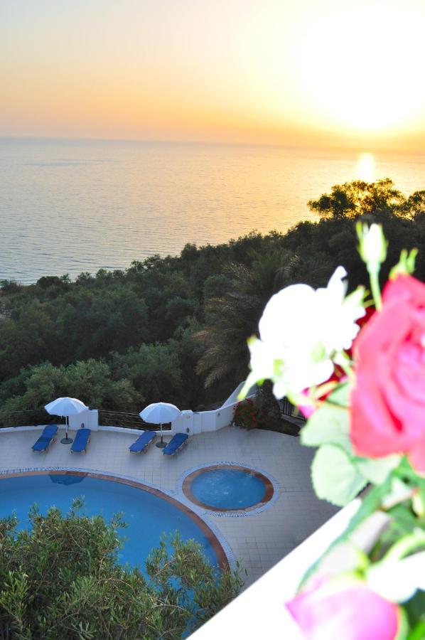 Holiday Apartments Maria With Pool And Panorama View - Agios Gordios Beach Eksteriør billede