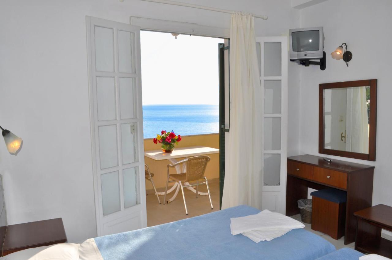 Holiday Apartments Maria With Pool And Panorama View - Agios Gordios Beach Eksteriør billede